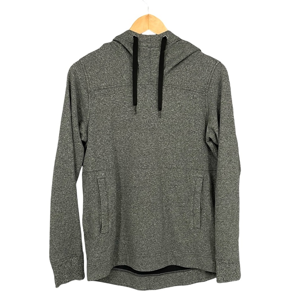 Lululemon Split Pullover Hoodie Sweatshirt Heathered Speckled Gray